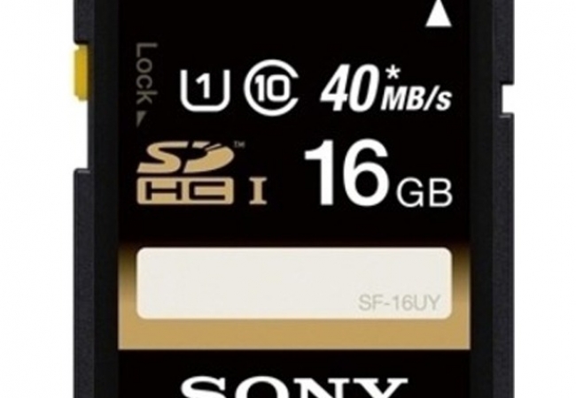 Sony 16 GB SDHC Memory Card Class 10 (SF-16UY)