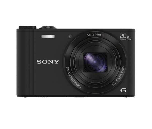 Sony CyberShot DSC-WX350 18.2MP Point & Shoot Digital Camera (Black)