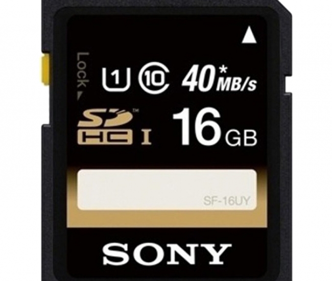 Sony Sf-16uy Sdhc 16 Gb Class 10 Memory Card