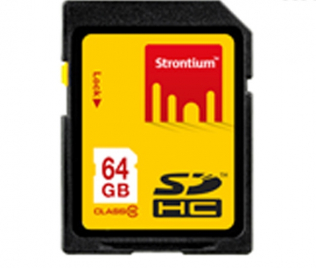 Strontium SDHC 64 GB Class 10 Memory Card