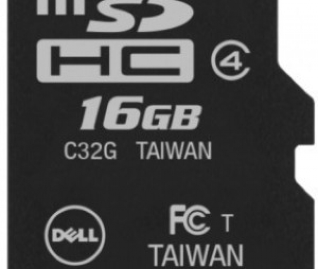 Dell 16 GB MicroSDHC Class 4  Memory Card
