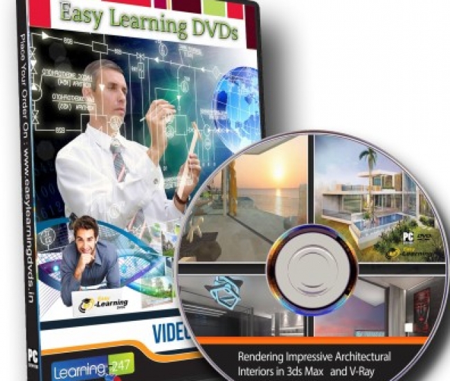 Easy Learning Rendering Impressive Interiors in 3ds Max and V-Ray Video Training DVD
