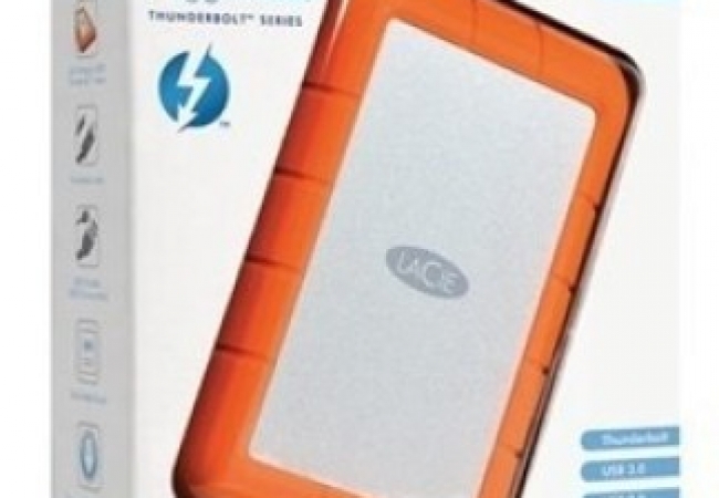 LaCie Rugged USB 3.0 Thunderbolt 1 TB External Hard Disk Drive