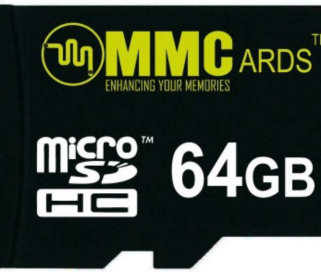 MMC 64 GB MicroSDHC Class 10  Memory Card