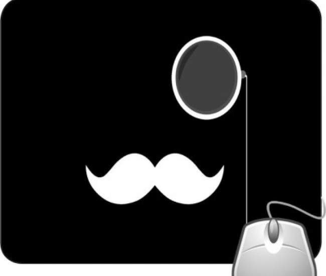 Pinaki Mustache Mousepad