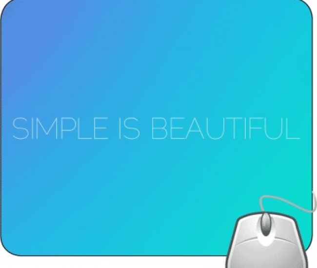 Pinaki Simple is Beautiful Mousepad