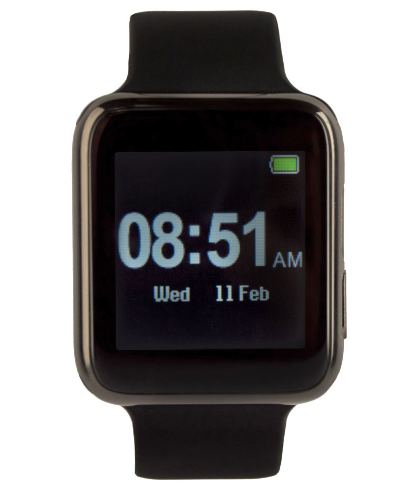 Arya Uwear Black Smart Watch