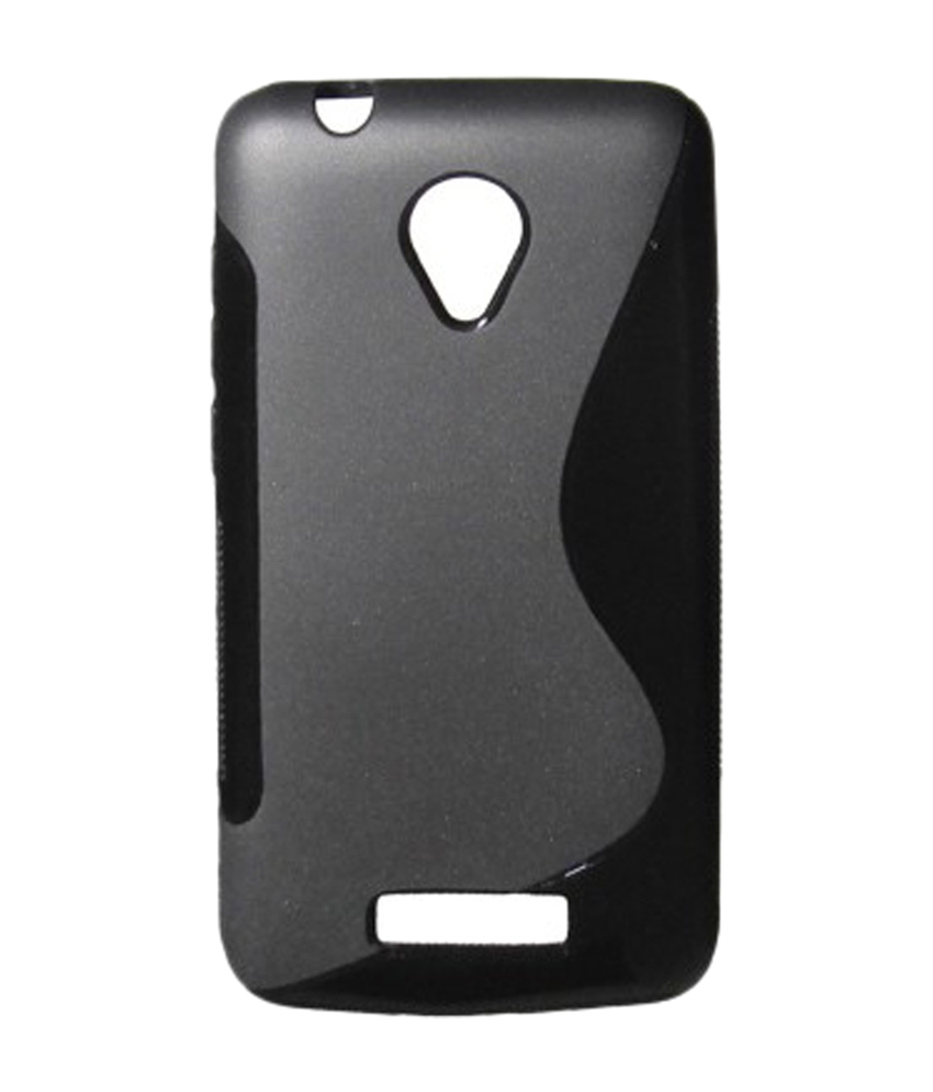 S Case Back Cover For Micromax Canvas Juice 2 Aq5001 - Black