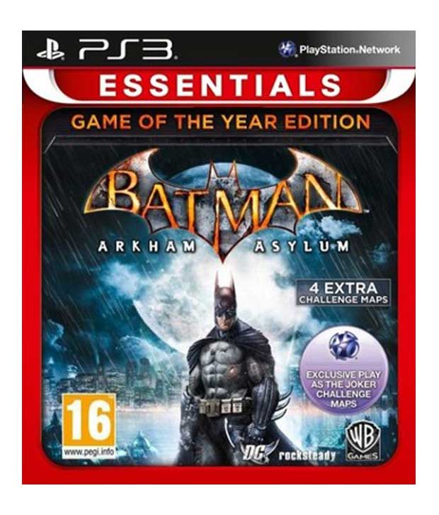 Batman: Arkham Asylum (Game Of The Year Edition) Essentials PS3