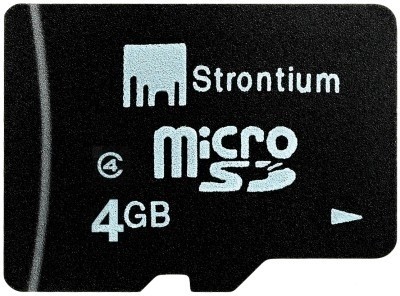 Strontium 4 GB MicroSD Card Class 6  Memory Card