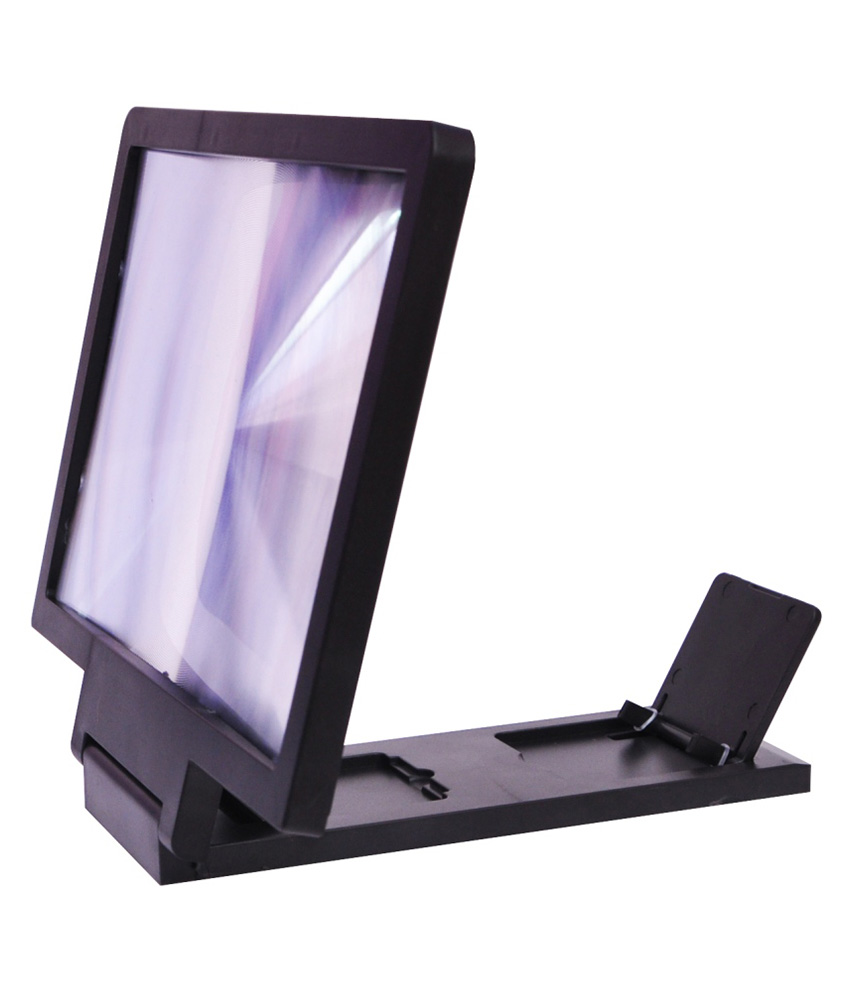 Bkdt Marketing Portable Mobile Screen Magnifier Enlarger With Stand With 3d Effect