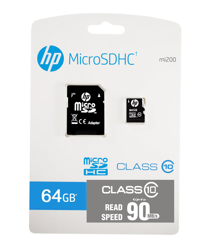 HP Micro SD Card 64 GB With Adapter
