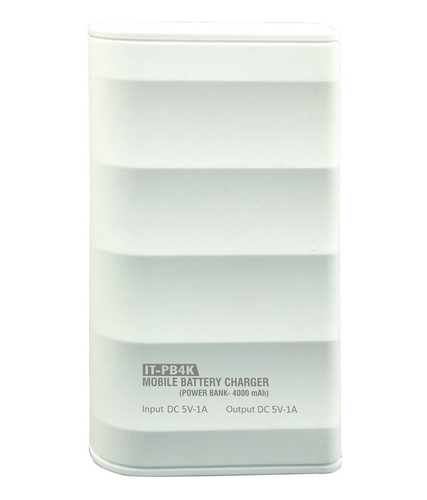 Intex 4000mah It-pb4k Power Bank - White