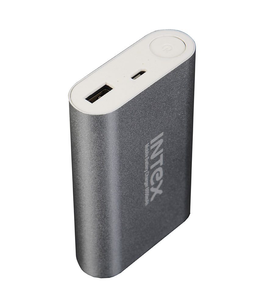 Intex 6000 Mah Smart Power Bank Charger It-pb6k Silver