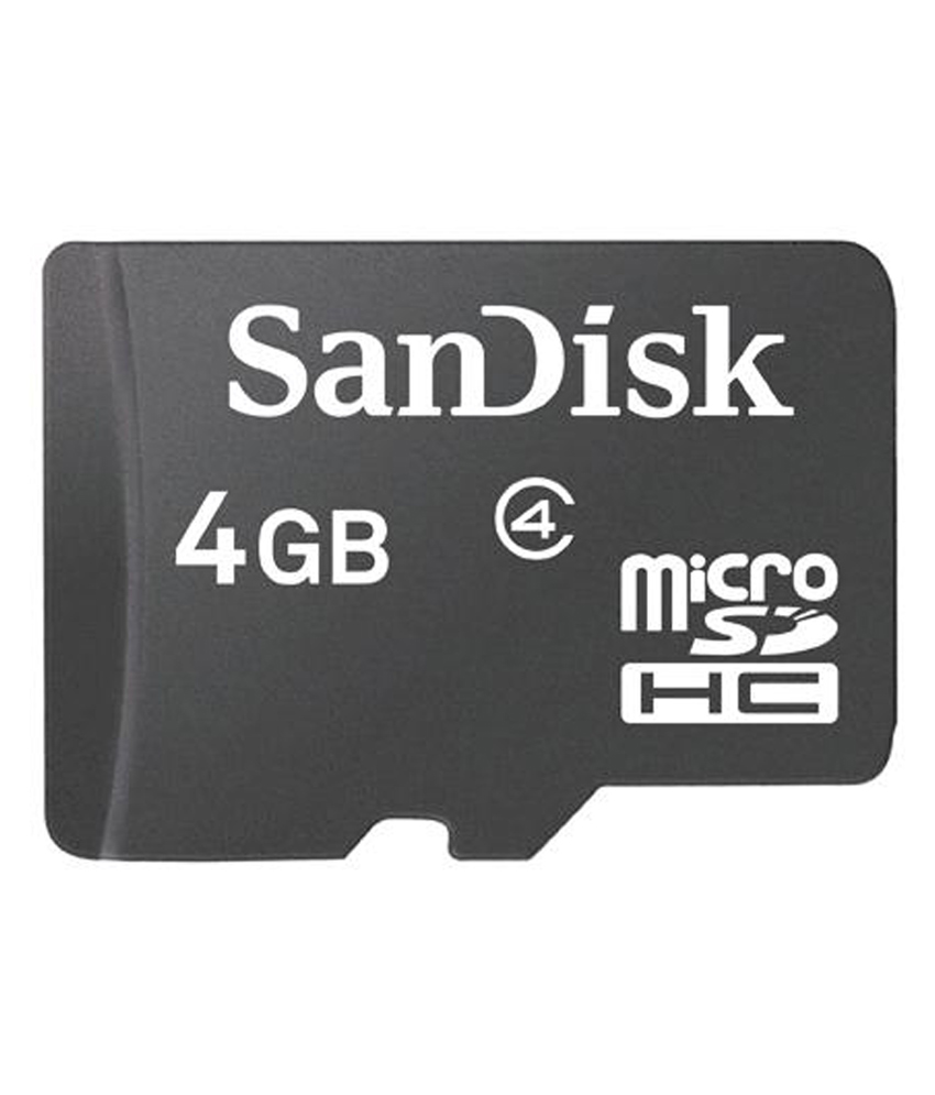 Sandisk 4 Gb Micro Sdhc Memory Card Class 2