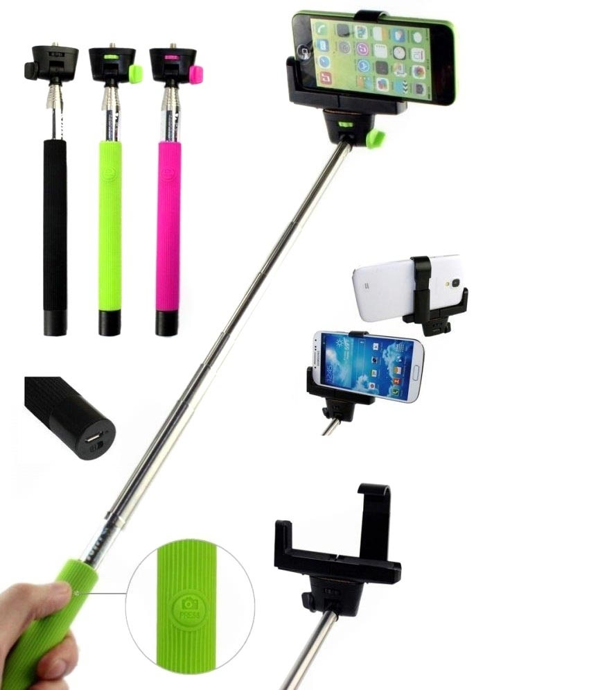 Kifayati Selfie Stick With Inbuilt Bluetooth For All Nokia Mobiles