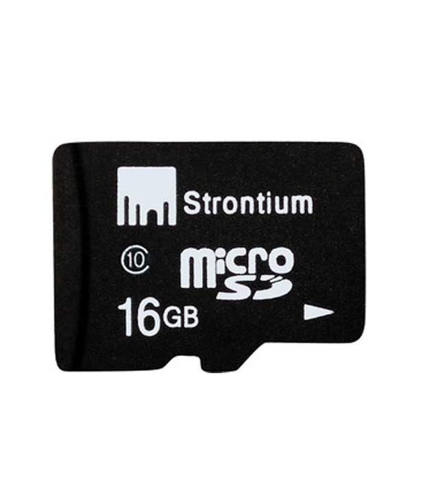 Strontium Memory Card 16 GB Micro SD Class 10