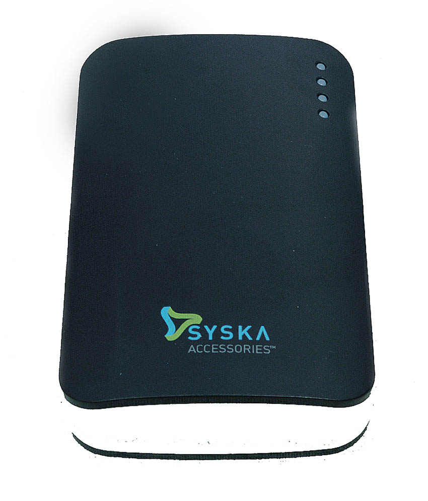Syska Power Elite 52 5200 Mah Power Bank- Black