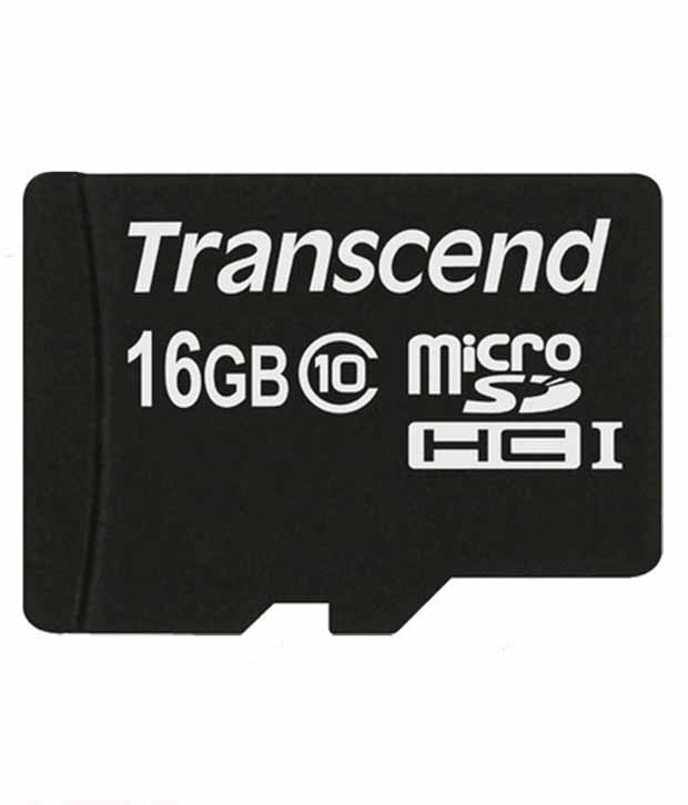 Transcend 16gb Micro Sd Memory Card