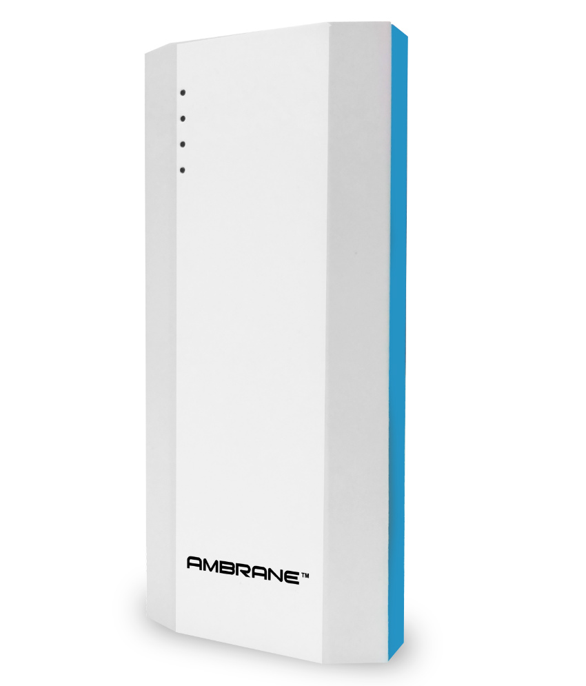 Ambrane P-1111 10000 Mah Power Bank - Blue & White
