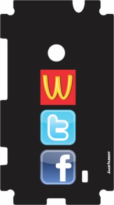 Jack Parrot Wtf 038 for Nokia Lumia 620 Nokia Lumia 620
			Mobile Skin