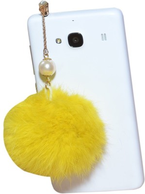GooDiT  Rabbit Fur Ball Audio Jack Yellow Anti-dust Plug
		