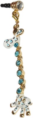 GooDiT Mobile Jewelry Hanging Giraffe Audio Jack Blue
			Anti-dust Plug