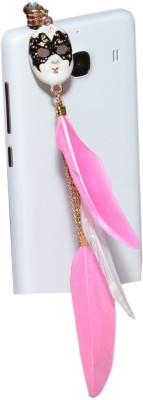 GooDiT Mobile Jewelry - Mask Father Design Audio Jack
			Pink Anti-dust Plug