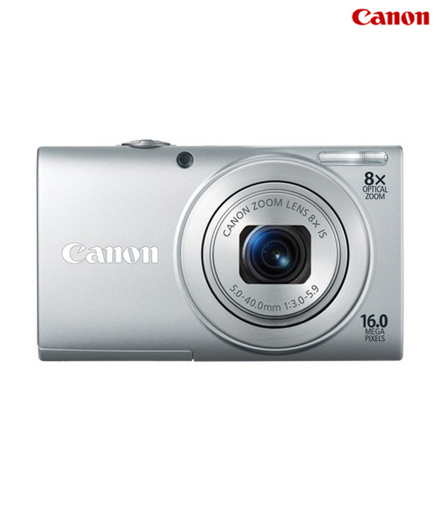 Canon Powershot A4000 IS 16MP Point & Shoot Digital Camera (Silver)
