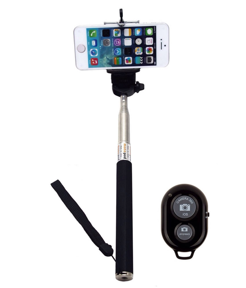 City Shop Selfie Stick With Bluetooth Remote Monopod
