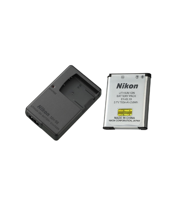 Gfd Compatiable Nikon En-el19 Li-ion Camera Battery+ Battery Charger Include