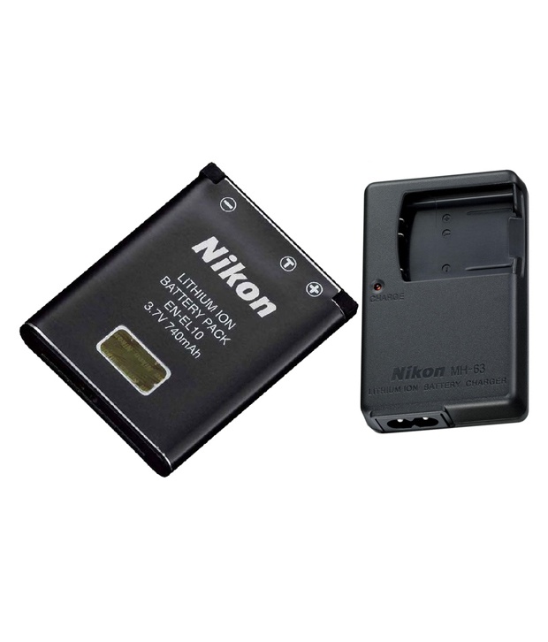 Gfd Compatiable Nikon En-el10 Battery For Nikon Coolpix+ Charger Mh-63 Include