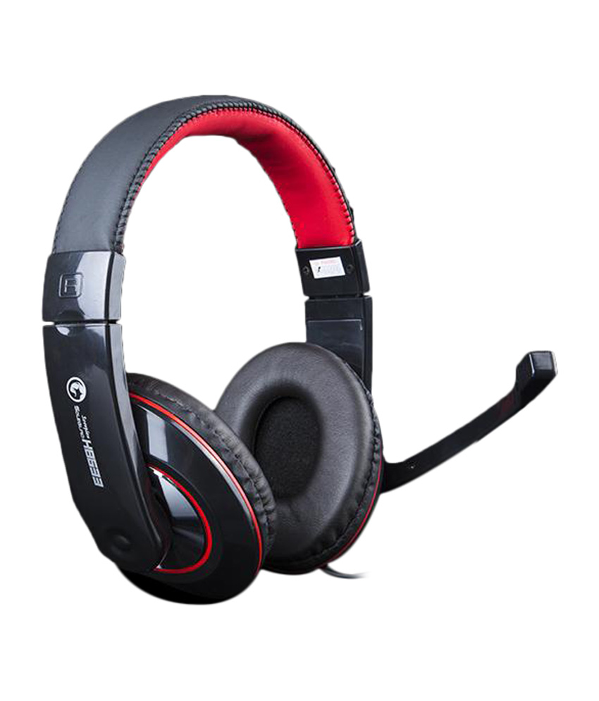 Marvo H8633bk+rd Scorpion Wired Gaming Headset - Black