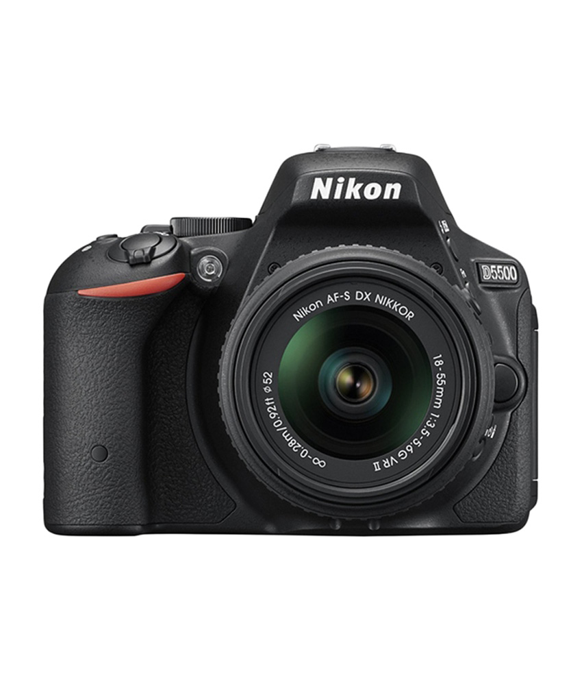 Nikon D5500 With Af-s 18-55 Mm Vrii + Af-s 55-200 Mm Digital-slr - Black