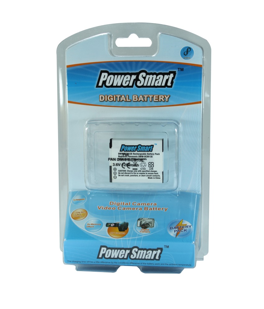 Power Smart 1250mah Replacement Battery For Panasonic Dmw-bcm13e - White
