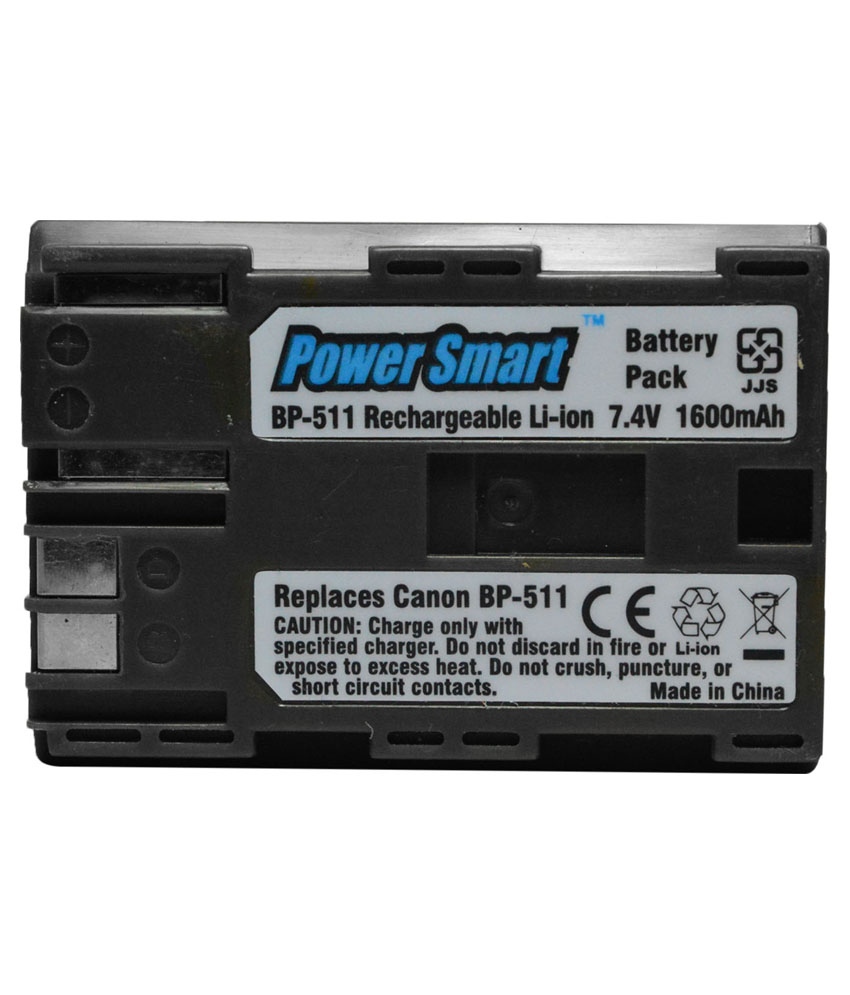 Power Smart 1600 Mah 7.4v Li-ion Battery For Cann Bp511