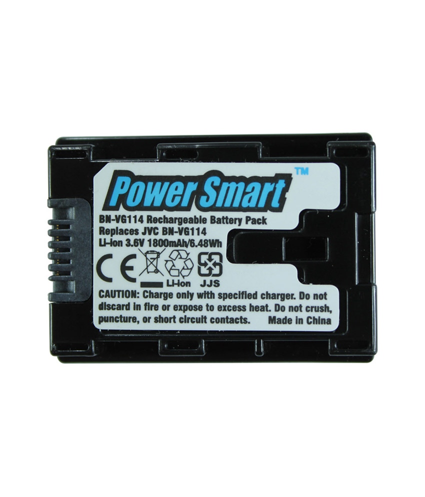 Power Smart 1800mah Replacement Battery For Jvc Bn-vg114 - Black