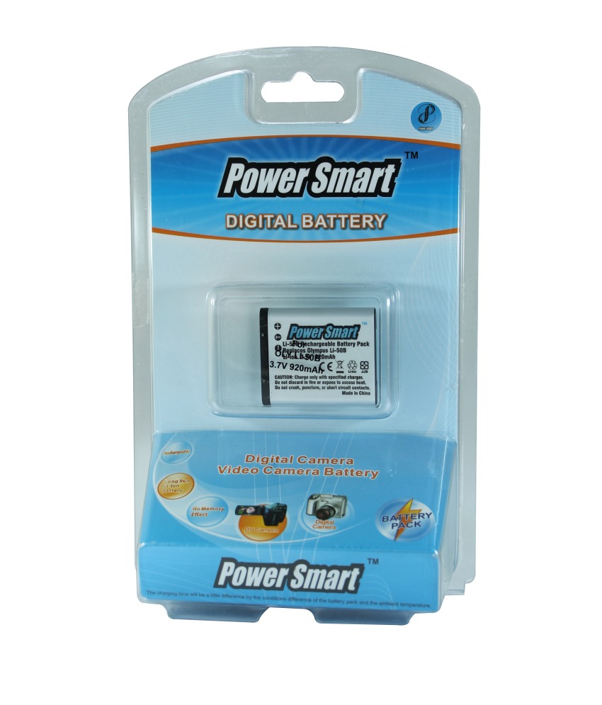 Power Smart 920mah Replacement Battery For Olympus Li-50b - White