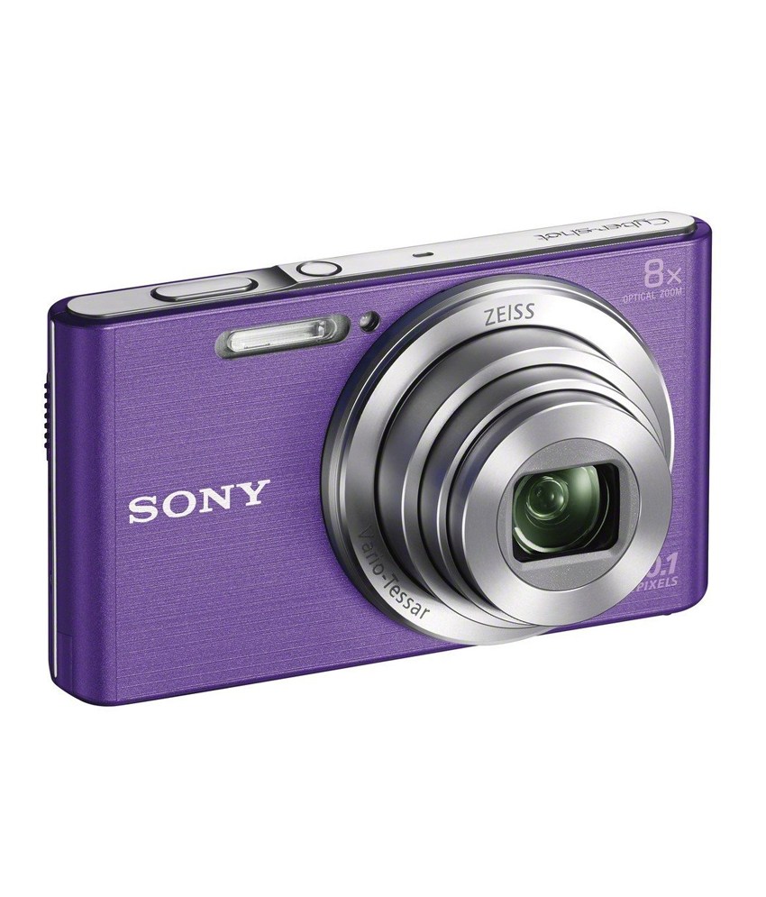 Sony CyberShot DSC W830 20.1MP Point & Shoot Digital Camera (Purple)