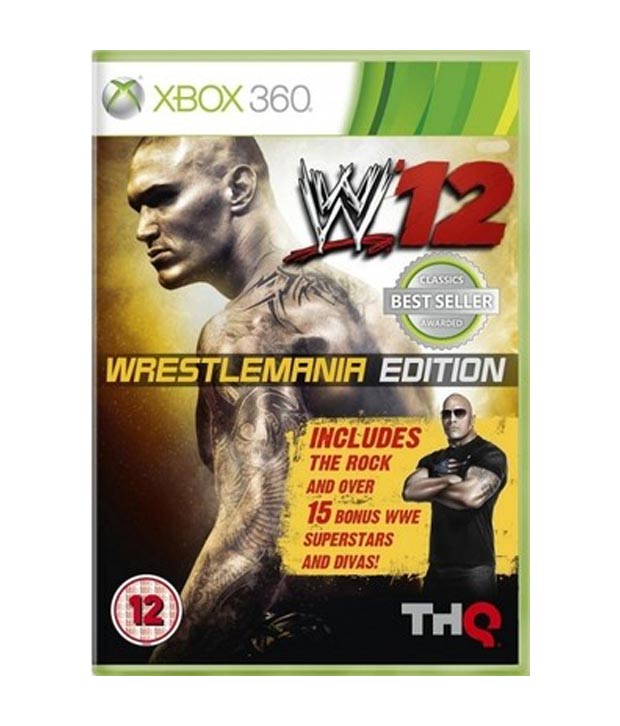 WWE 12 Wrestlemania Edition Xbox 360
