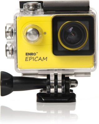 ENRG Epicam EPICAM(YELLOW) Camera with battery & multiple mountings Sports & Action Camera
