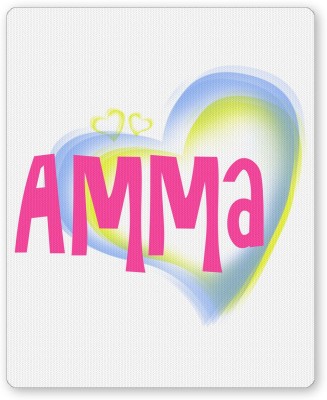 PosterGuy Amma Red Typography Mousepad