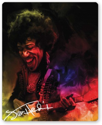 PosterGuy Jimi Hendrix Quirky Abstract Painting Music Legends Mousepad