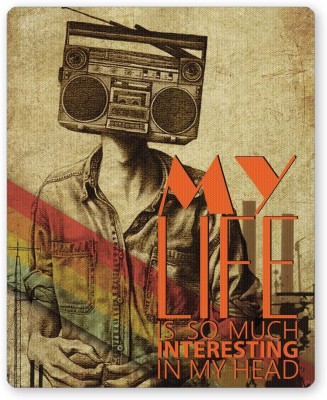 PosterGuy Music In My Head Always Typography Mousepad