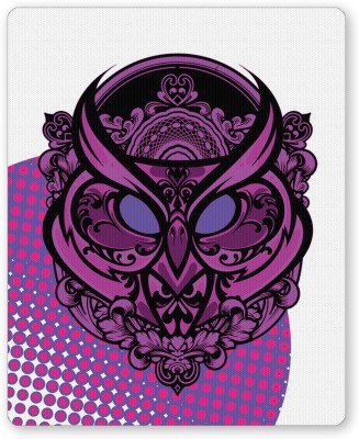 PosterGuy Pop Art Owl Eccentric (Purple) Digital Art Mousepad