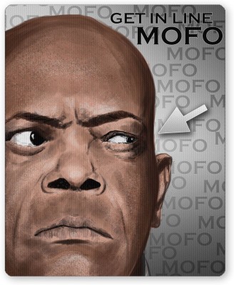 PosterGuy Samuel Jackson Minimal Illustration Mousepad