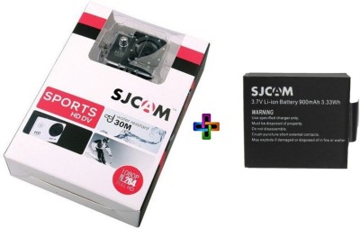 SJCAM SJ SJCAMSJ4000BLACK_1Battery SJCAMSJ4000BLACK_1Battery Sports & Action Camera
