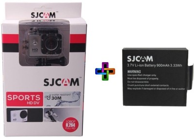 SJCAM SJ SJCAMSJ4000SILVER_1Battery SJCAMSJ4000SILVER_1Battery Sports & Action Camera