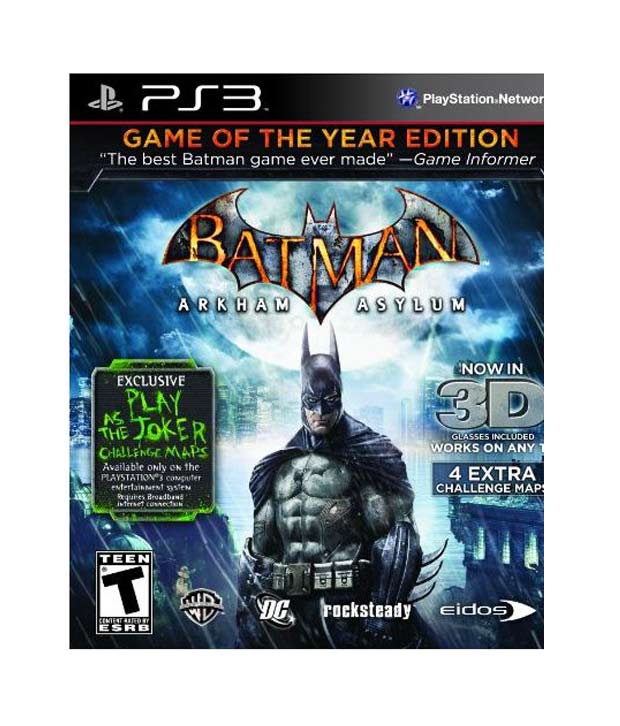 Batman Arkham Asylum (Game of the Year Edition) PS3