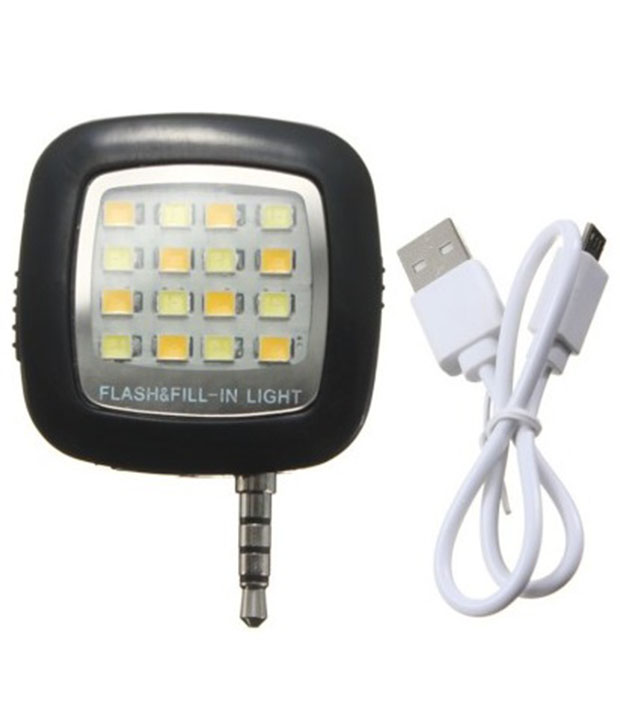 Colorkart Night Selfie Led Flash Light With Micro Usb Cable For Samsung Galaxy Core